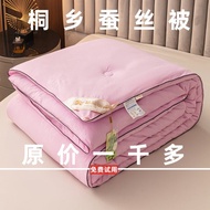 Genuine Goods Silk Quilt 100% Mulberry Silk Summer Cool Air Conditioner Quilt Double Quilt for Sprin