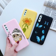 VIVO S1 / Vivo 1907 V1907 Cover Case Fashion Sunflower Butterfly Painted Silicone Soft TPU Phone Cas