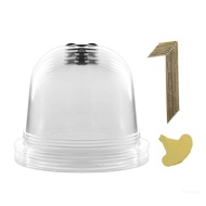 Top Garden Cloche Clear Bells Covers Freeze Protections Humidity Dome Plastic Dome Ground Securing Pegs and Plant Labels