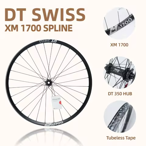 DT Swiss SPLINE Front Wheel XM 1700 29 Inch Boost 15x110 6-Bolt with DT 350 Hub Tubeless Compatible 