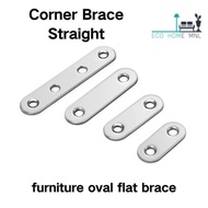 Corner Brace Straight Brackets Stainless Steel L Shape Shelf Support - Multiple Sizes