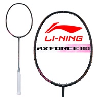 Li-Ning Badminton Racket Axforce 80 (4U/5U) With Strings + Grip + Bag