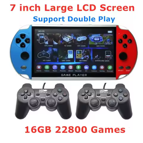 X40 Game Player Max 7inch Portable Multifunction Player Super Classic Games Console for FC SFC MD GB