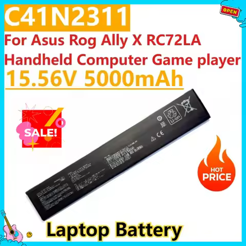 New 15.56V 5000mAh Laptop Battery C41N2311 For Asus Rog Ally X RC72LA Handheld Computer Game player