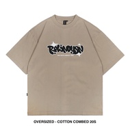 8.8 Rown Division Stockroom Oversized T-Shirt - Rowndvsn Oversized Guffler Beige T-Shirt