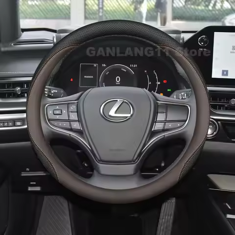 Leather Car Steering Wheel Cover For Lexus UX250 UX250h UX200 UX300h UX260h 2019-2023 2024 Non-slip 