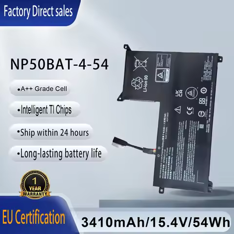 NP50BAT-4-54 Laptop Battery For CLEVO NP70, X17 AT22 Series SCHENKER XMG Focus 16 GIGABYTE G5 GE KE 