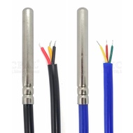 NEW Temperature Sensor Probe DS18B20 304 Stainless Steel 6*50MM OD 5.0MM Waterproof Dustproof PVC SL
