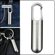 Mini Pill Box Storage Box Case Container Keychain Pill Holder for Outdoor Camping