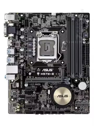Asus H97M-E/CSM Motherboard intel H97 LGA 1150 DDR3 16GB support Core i3-4130 4170 4430 4570 4690 cp