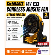 DEWALT DCE512N-XJ Cordless Jobsite Fan 18V XR | Portable Work Fan | Kipas Bateri Tanpa Wayar