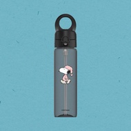 AquaStand磁吸水壺Tritan800ml(附吸管)|史努比/Snoopy穿睡衣