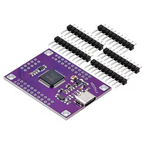FT4232 Four-channel TYPE-C to Serial Port UART/SPI/I2C/JTAG/RS232 /RS485/RS422 Module 4 Channel FT42