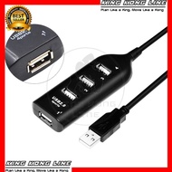 USB Hub 2.0 LH-013 Orange 4in1 High Speed Port PC Laptop Kabel 1 Meter