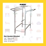 Blimebel Strong Wings Aluminum Towel Rack LxWxH: 75 x 34 x 85 cm Standing Drying Rack/