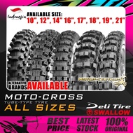 TAYAR MOTORSIKAL DELI/SWALLOW SB114/SB111 TYRE 60,70,80,90,100,110,3.50,350-12,14,16,17,18,19,21 (MO