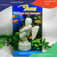 Aquarium TANK ORNAMENT AERATED ANGEL BIG LARGE Decoration