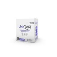 Uniqare ผ้าอ้อมผู้ใหญ่ แบบกางเกง ยกลัง 80 ชิ้น นุ่มสบาย ซึมซับมากถึง 1000 ซีซี ไซส์ SMLXLXXL ของแท้