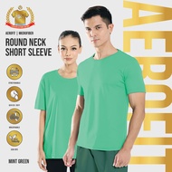 888co AeroFit Microfiber Round neck Short sleeve Tshirt Jersey T shirt Lelaki Mint Green