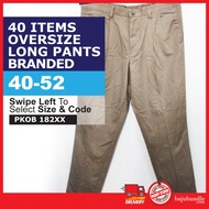 Seluar bundle lelaki (SIZE 40-52) Branded Oversize Bundle Pants Seluar Slack Bundle Saiz Besar Pants Bundle Plus Size