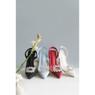 Berlynn Salvia Heels - Women's Heels - Party Heels for Graduation Events - 6cm Heels