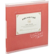 Nakabayashi - [日本製] Nakabayashi (輕)黏貼相簿(Demi 方形) - 紅色 (白色內頁)