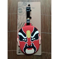 Name Tag Bag Listing Peking Opera Facebook Shape Luggage Tag Peking Opera Mask Luggage Tag K0WF