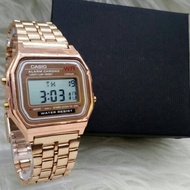Casio Watch Rose Gold Gold Silver