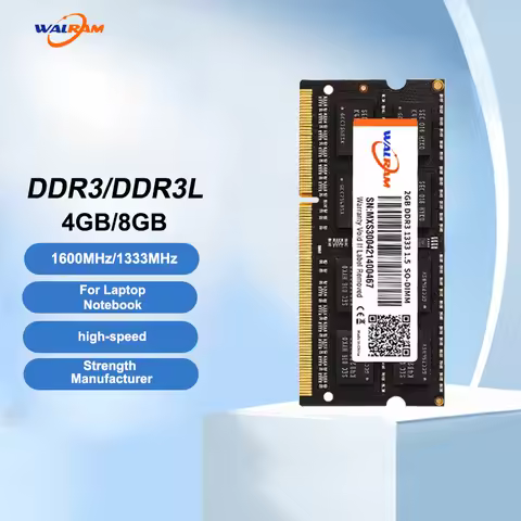 Walram Memoria Ram DDR3L 1600MHz Laptop Ram DDR3 8GB 4GB 1333MHz 1.35V 1.5V Sodimm Internal Memory D