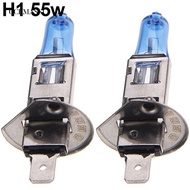 CS.B 2Pcs H1/H4/H7 55W/100W Xenon Gas Halogen Headlight White Lamps 12V 5000K Bulbs