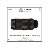 [READY STOCK | 3 YEARS WARRANTY] Sigma 100-400mm f/5-6.3 DG DN OS Contemporary Lens