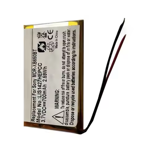 For Sony DP-RF6500 MDR-DS6500 Headset Battery LIS1427HN PCS 3.7V 700mAh Replacement Li-Polymer Batte