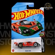 Hotwheels Mazda 787B orange model car