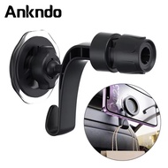 Ankndo 2-in-1 Car Rear Headrest Seat Backrest Hook Universal Magnetic Mobile Phone Holder for Phone 