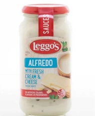 Leggos Alfredo Pasta Sauce Fresh Cream and Cheese Recipe 490 g