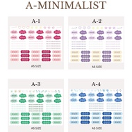 Label Sticker UV DFT Kalis Air Carton Minimalist