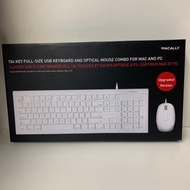 全新MAC USB 有線keyboard 連Mouse