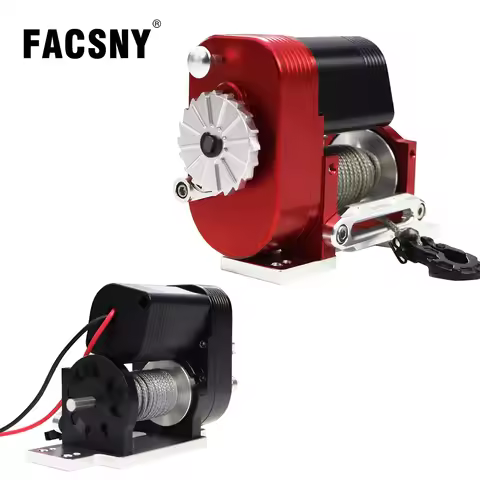 Aluminum Simulated 8274 Vertical Winch 6-12.4V 50lbs Load Capacity For 1/10 RC Crawler AXIAL SCX10 I