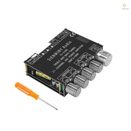 Portable BT Power Amplifier Module Multifunctional 2.1 Channel Power Amp Board Stereo Subwoofer Ampl