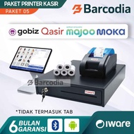 PAKET KASIR ANDROID / IOS / WINDOWS (CASH DRAWER+BLUETOOTH PRINTER) - STORENAMR