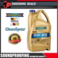 Ravenol Engine Oil EHC SAE 0W-20 Fully Synthetic 4L Made in GERMANY