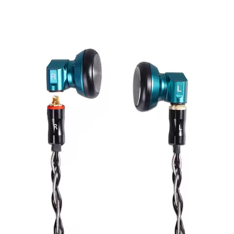 Yincrow RW-2000 Flagship HIFI Metal CNC Earphone 15mm Dynamic Drive Earbud MMCX 3-in-1 Plug Balanced