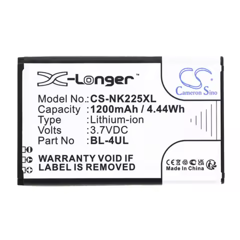 Li-ion Mobile, SmartPhone Battery for Nokia,3.7v,1200mAh,Asha 225 RM-1012 New 3310 3310 2017 TA-1030