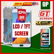 LCD OP R9S, F1 Plus R9, R829, R7, R5, R1 LCD Touch Screen Digitizer Display Replacement Penggantian 