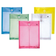 Envelope File A4 String File Document Holder - 1pcs