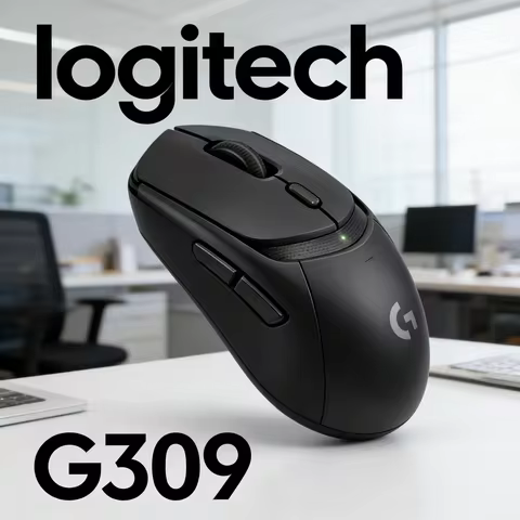 Logitech G309 Traveler Wireless Gaming Mouse Competitive Dual-Mode Connectivity Hybrid Switches for 