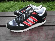 9527 Adidas Originals ZX 750 黑紅 紅線 三葉草 渲染 鞋帶 烏雲 男女鞋 情侶鞋