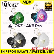 NBV QKZ AK6 PRO Gaming Earphone Stereo Bass Sound In-Ear Earbuds Sport Earphone Fon Telinga AUX 3.5M