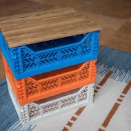 土耳其Aykasa折疊收納籃(M)-英雄藍