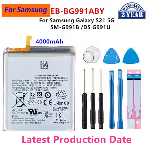 Brand New EB-BG991ABY 4000mAh Replacement Battery for Samsung Galaxy S21 5G SM-G991B /DS G991U Batte